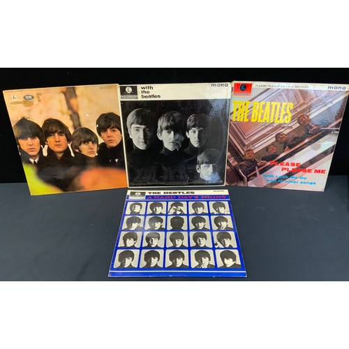 276 - The Beatles vinyl LPs with The Beatles mono PMC 1206, Beatles for Sale AMC 1240 mono, Please Please ... 