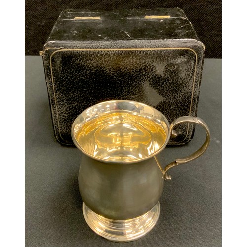 286 - A George V silver christening cup,Birmingham,1929