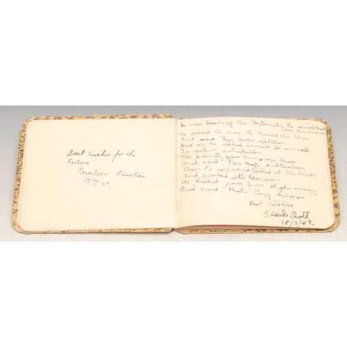 458 - Commonplacing - a collection of early 20th century commonplace, note, autograph and sketch books, va... 