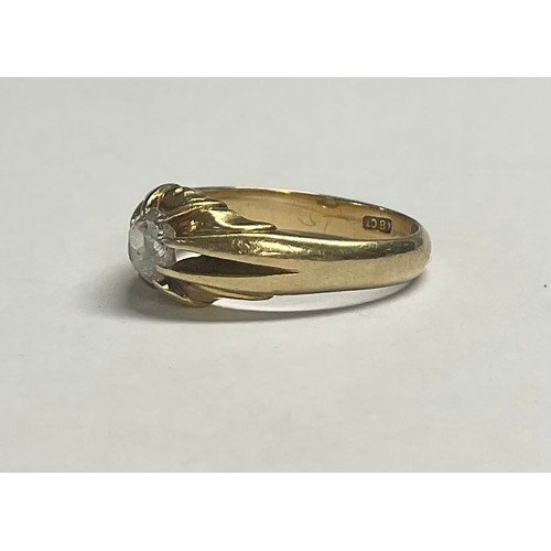 608 - An 18ct gold 