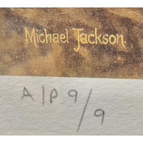 714 - Michael Jackson, by and after, Cheetahs, limited edition artist's proof, 9/9, signed in pencil27cm x... 