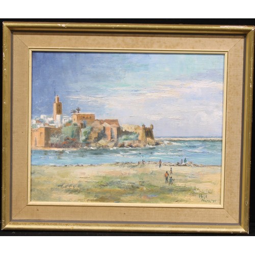 292 - Phyl Nunn (20th century)
Rabat From Saleh, Morocco
signed, dated '75, oil on canvas, 39cm x 49cm

Lo... 