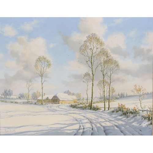 297 - Roger Desoutter (1923 - 2020)
Winter Sunshine
signed, dated '81 to verso, with auction label, oil on... 