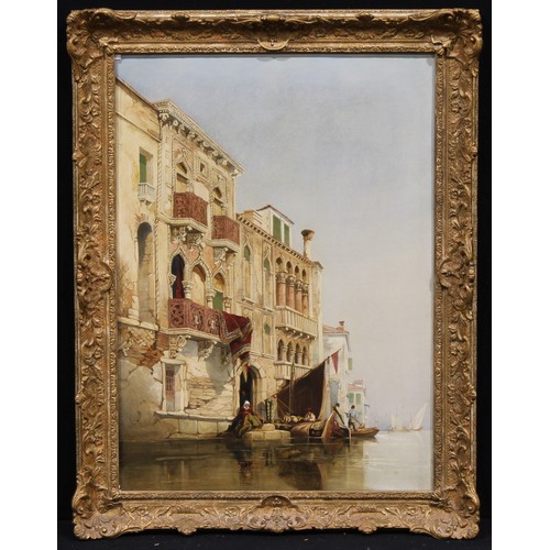 410 - E G Miller (19th century)
Contarini Palace, Venice
signed, paper label to verso, oil on canvas, 72cm... 