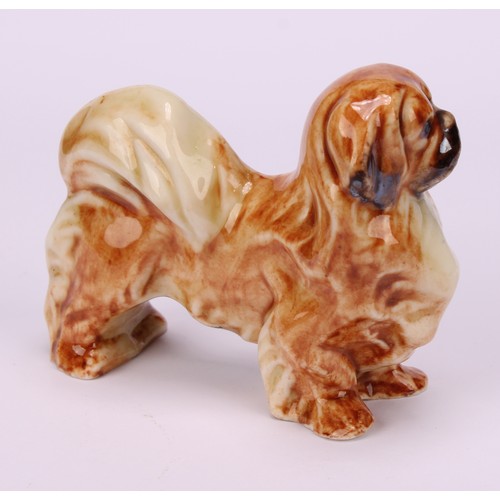 69 - A Royal Worcester model, of a Corgi, 9cm long, printed mark in black, shape 3243, date code for 1955... 