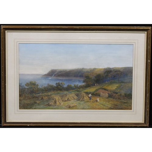 396 - R. Muller (19th century Welsh School)
Oxwich Bay, South Wales
signed, title label to verso, watercol... 