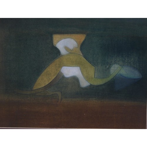 453 - H. Sinclair (Modernist School, 20th century)
Abstract Figure Running
signed, dated 1972, pastel, 48c... 