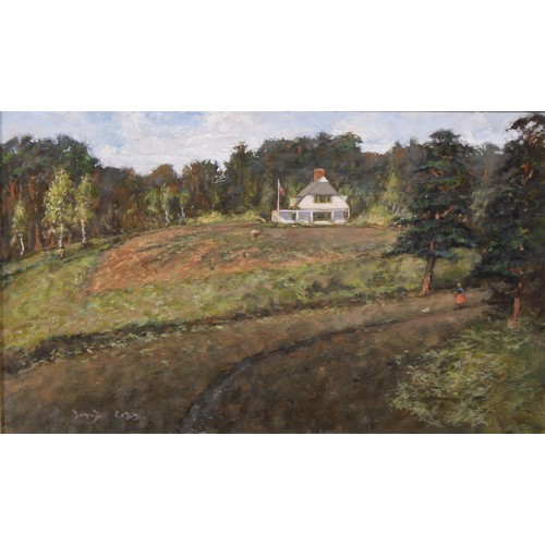 494 - Manner of David Cobb (1921-2014)
The Governor's House
signed, oil on board, 54cm x 34cm