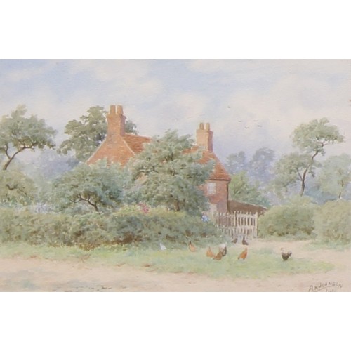 374 - A. H. Johnson (English School, 19th/20th century)
Bilborough
signed, dated 1919, watercolour, 24.5cm... 