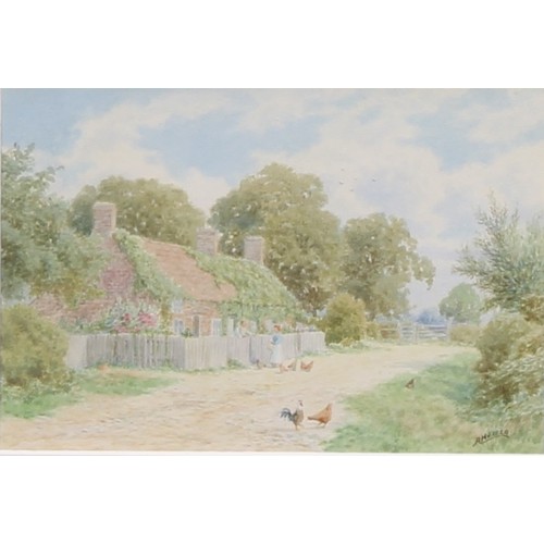 374 - A. H. Johnson (English School, 19th/20th century)
Bilborough
signed, dated 1919, watercolour, 24.5cm... 