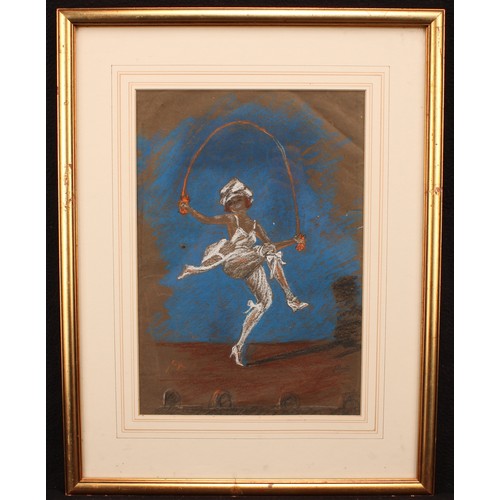 426 - French School, 20th century
The Cabaret Dancer
indistinctly signed, pastel on paper, 32cm x 22cm