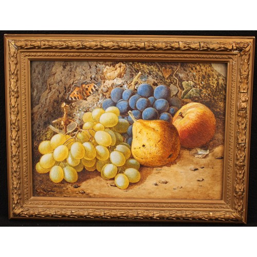 395 - Piggott (19th century English School)
Still Life of Fruit with Butterfly
signed, gouache, 21cm x 29c... 