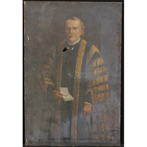 295 - Raymond Lynde (1854–1928)
A portrait, David Lloyd George, 1st Earl Lloyd-George of Dwyfor,
signed, o... 