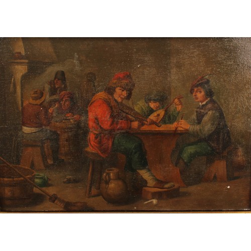 408 - Dutch/Flemish School (19th century)
Tavern Interior with Musicians
oil on panel, 26cm x 38cm