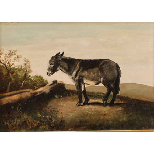 432 - English School (late 19th century)
Lonesome Donkey
oil on canvas, 22cm x 32cm