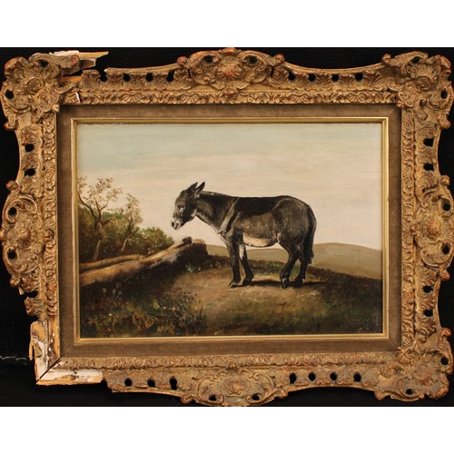 432 - English School (late 19th century)
Lonesome Donkey
oil on canvas, 22cm x 32cm