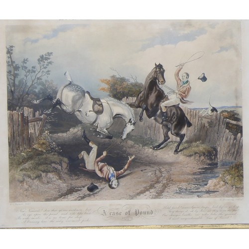 359 - Sporting Prints - a Victorian picture series, Moving Accidents by Flood and Field, comprising Tis th... 