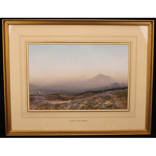 425 - Frederick John Widgery (1861-1942)
Dartmoor at Dusk
signed, watercolour, 21cm x 32cm