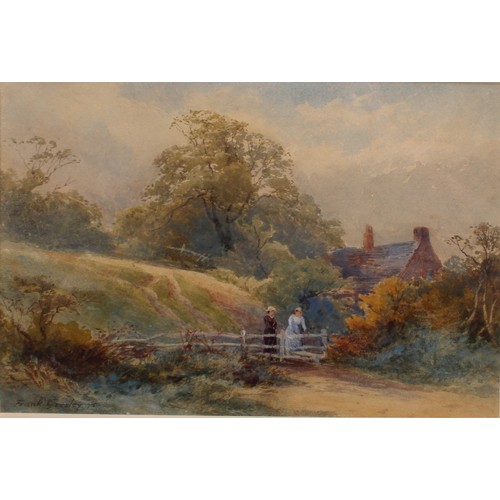 390 - Frank Gresley (1855-1936)
A Cottage in Derbyshire
signed, watercolour, 18cm x 27cm