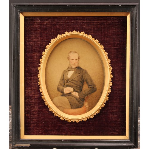 419 - English School (19th century)
A portrait of Charles Bowman,
gouache on card, oval, 14cm x 11cm

In 1... 