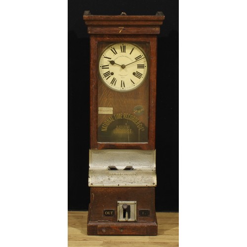 1565 - A mid-20th century time recorder or clocking-in machine, National Time Recorder Co Ltd, Blackfriars,... 