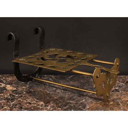 a-19th-century-brass-and-steel-range-trivet-possibly-welsh-pierced