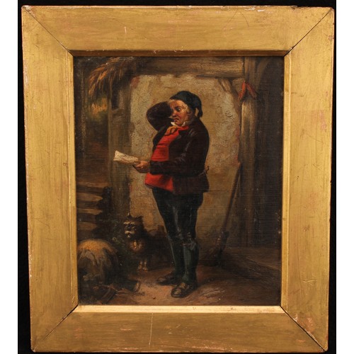 366 - Continental School (19th century)
Dutch Miller with Canine Companion
oil on canvas, 19cm x 16cm