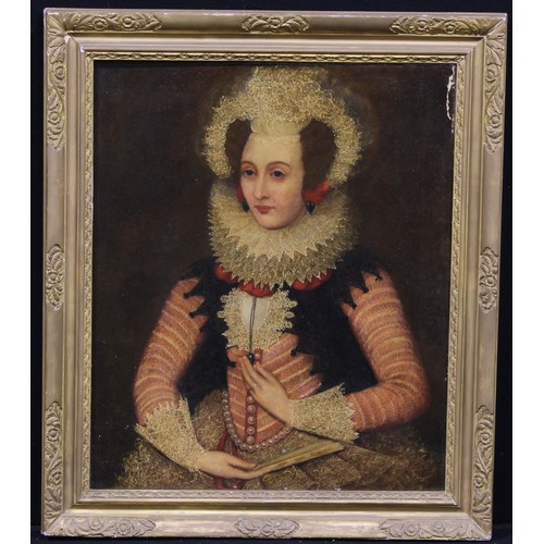 420 - English School (early 20th century)
A Lady of the Tudor Court,
oil on canvas, 75cm x 63cm