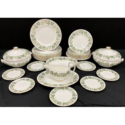 91 - A Wedgwood ‘Santa Clara' pattern part dinner service comprised of eleven dinner plates, two smaller,... 