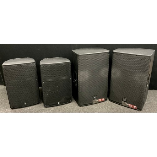 219 - A pair of Electro-Voice, Live X, ELX-115P 15” Two-Way loudspeakers, each 71cm high x 43cm wide x 38c... 