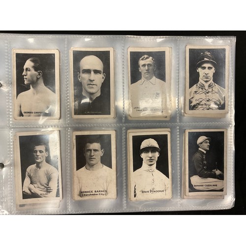 258 - Cigarette and trade cards - Galaghers, Players, Wills, Etc inc Champions 1923 (66), Famour Footballe... 