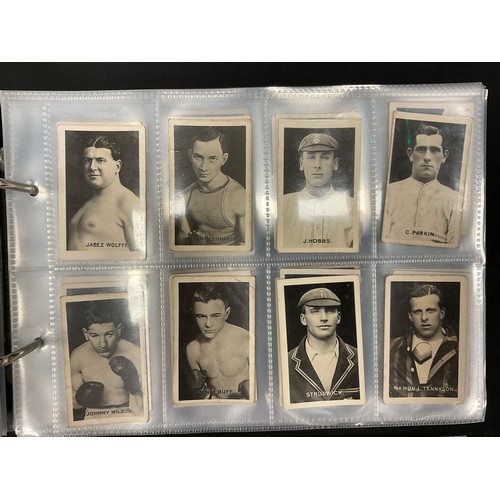 258 - Cigarette and trade cards - Galaghers, Players, Wills, Etc inc Champions 1923 (66), Famour Footballe... 