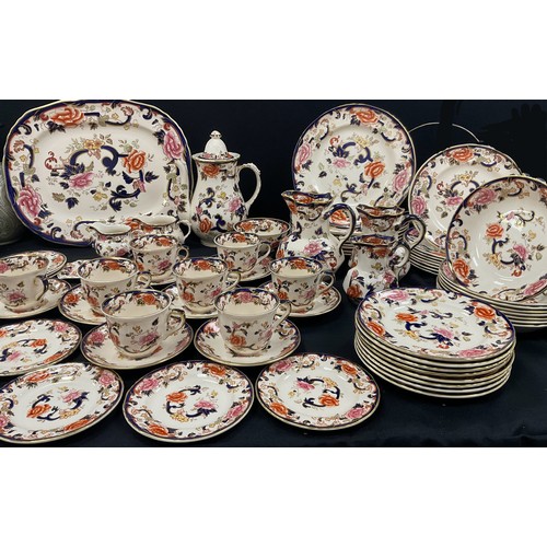 67 - Masons Mandalay pattern table service for eight, including; eight dinner plates, eight side plates, ... 