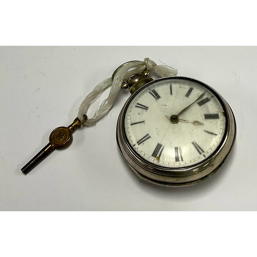 184 - A pair cased pocket watch