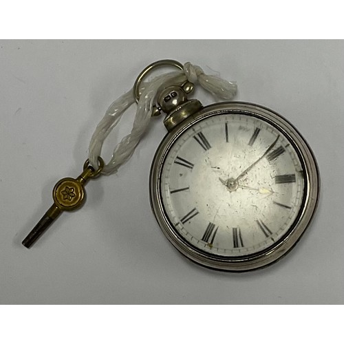 184 - A pair cased pocket watch