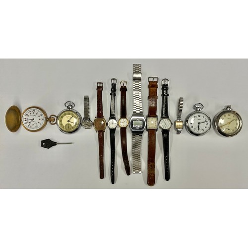 183 - Pocket watches, watches, etc (quantity)