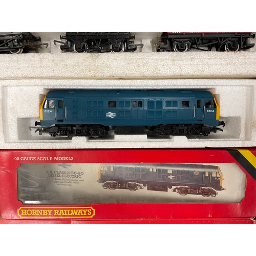 180 - Hornby - Hornby electric train set LNER Heavy goods, 00 gauge inner-city buffet car, inner-city slee... 