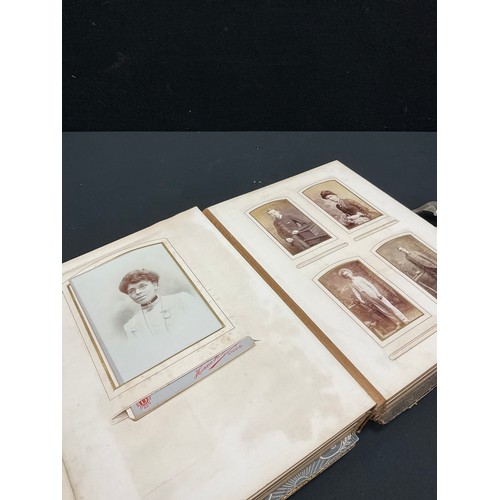 166 - A Victorian / Edwardian family photograph album, c.1890-1910.