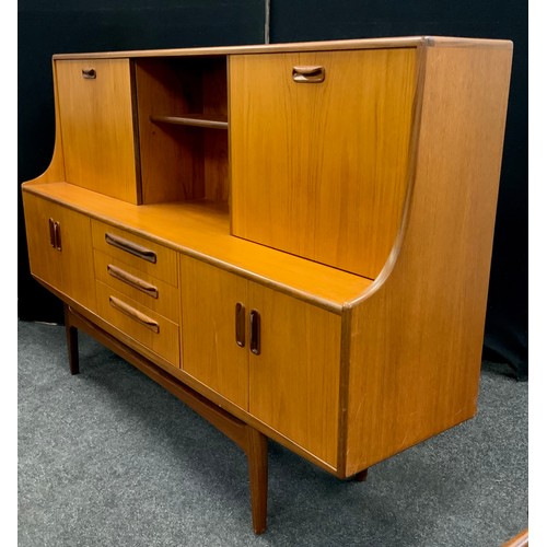 82 - A Teak G-Plan Fresco model Sideboard, designed by Victor Wilkins, c.1960, 122cm high x 188cm wide x ... 