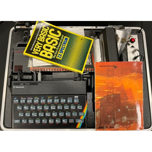 54 - Spectrum ZX personal computer, travel case, with accessories, etc