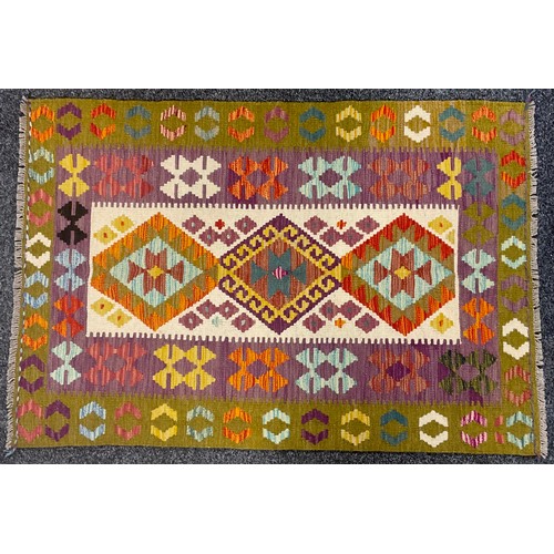 541 - Oriental Rugs and Carpets - a Maimana Kilim, 151cm x 102cm