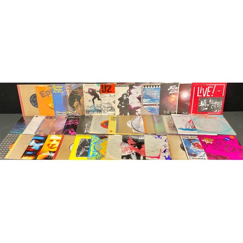 569 - Vinyl Records – 45rpm 7” Singles – Rock, various – including Iggy Pop – Lust For Life – VUS 116, lim... 