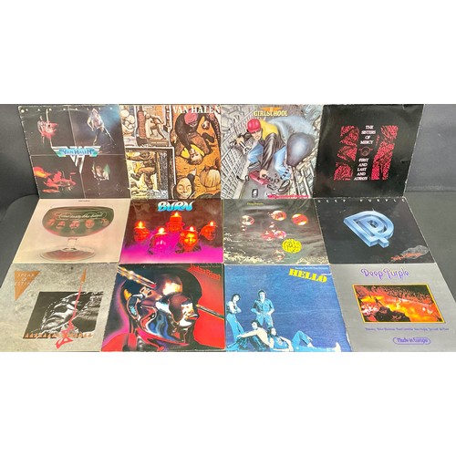 572 - Vinyl Records LP's Including Van Halen – Van Halen – K56470; Fair Warning – WB 56899; Girlschool – D... 