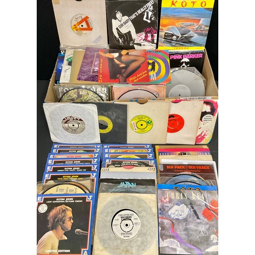 587 - Vinyl Records – 45rpm Singles - including Roy Wood – Sing Out The Old Bring In The New – CHEAP 12; Z... 