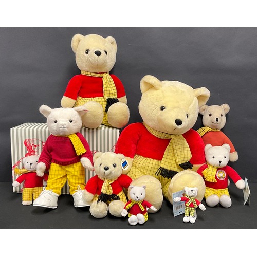 595 - A Steiff Rupert the Bear, 100th Anniversary Musical, limited edition 558/1,000, exclusive to UK & Ir... 