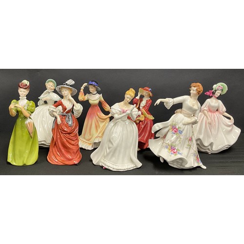 616 - A Royal Doulton figure, Hazel HN 3167; others, Denise HN 2477; Top O'The Hill HN1834; Jessica HN3169... 