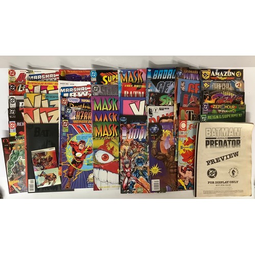 627 - Comics - A collection comics including DC and Dark Horse Comics, various titles including Zero Hour ... 