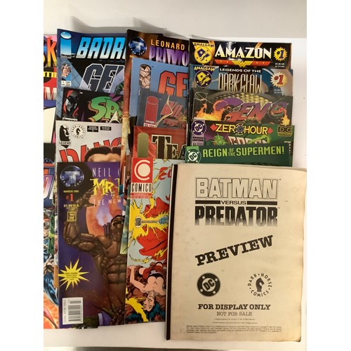 627 - Comics - A collection comics including DC and Dark Horse Comics, various titles including Zero Hour ... 