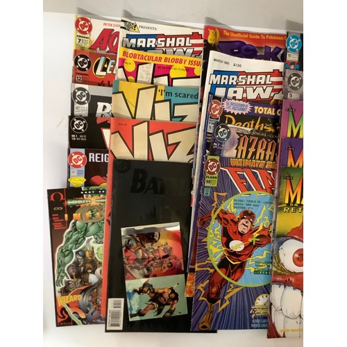 627 - Comics - A collection comics including DC and Dark Horse Comics, various titles including Zero Hour ... 