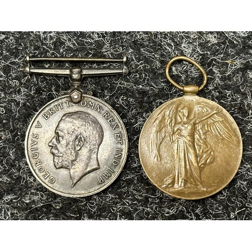 2029 - WW1 British War and Victory Medal Pair to 